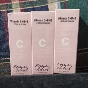 Forever Ideal Vitamin C+B+E Serum bulk Lot Of Three Facial Brightening Skin Care